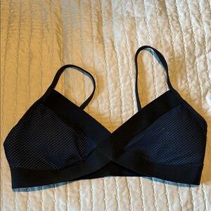 Victoria Secret Black and Blue Sports Bra